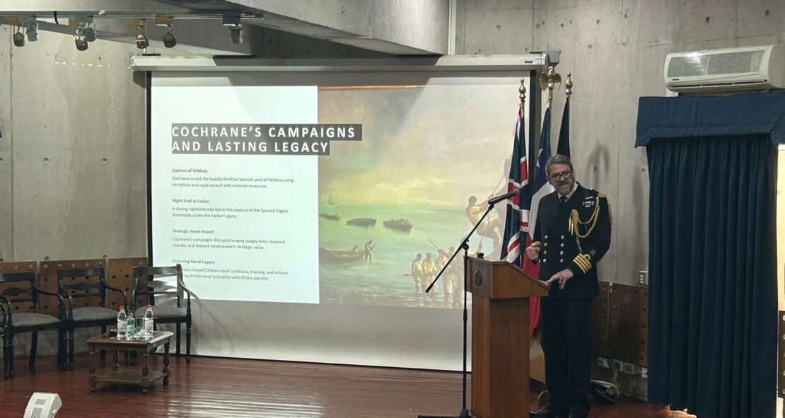 Jason White, Agregado de Defensa UK y Capitán de la Royal Navy: Una visita que conectó historia, liderazgo y servicio